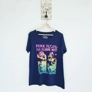 Chaser Graphic Band Tee Pink Floyd New Medium